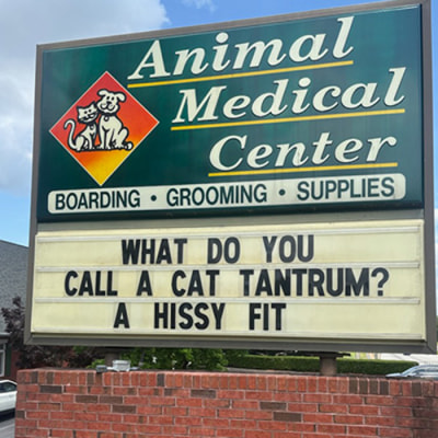 Animal Medical Center of Cumming Funny Sign