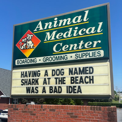 Animal Medical Center of Cumming Funny Sign