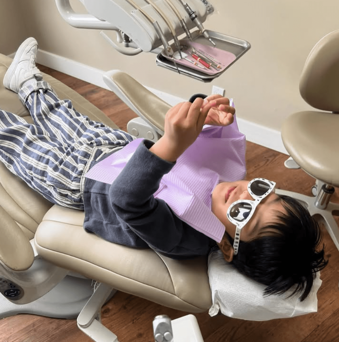 Dental goody bags donated to schools for Oral Health Month.