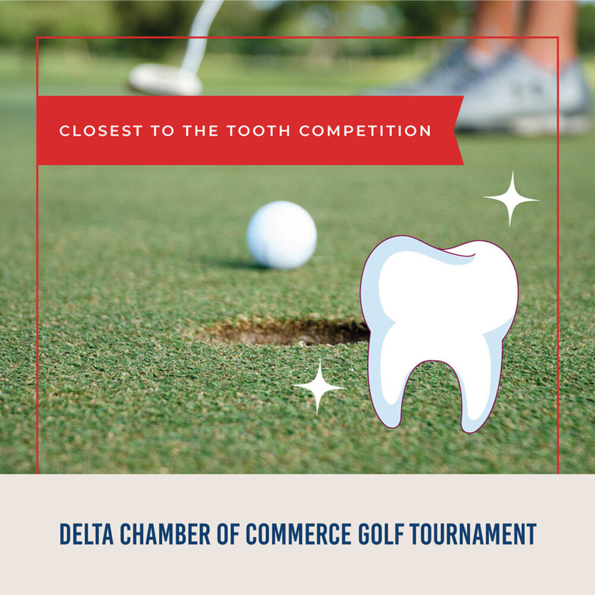 Sponsored Closest to the Tooth at Delta Chamber Golf.