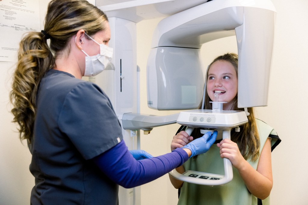 A panoramic X-ray machine at All Star Smiles Orthodontics.