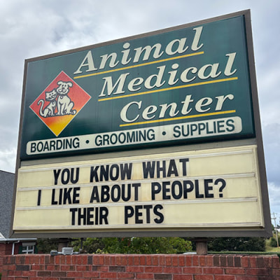 Animal Medical Center of Cumming Funny Sign