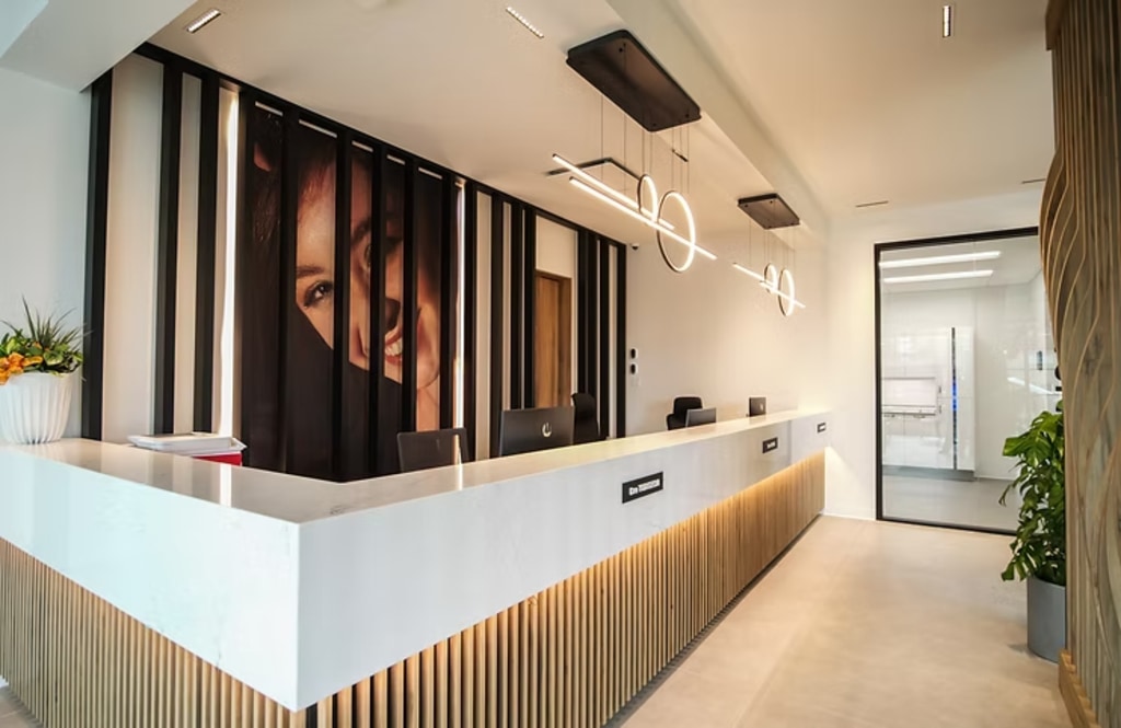 Comptoir de réception de Clinique Dentaire Nathalie Ross