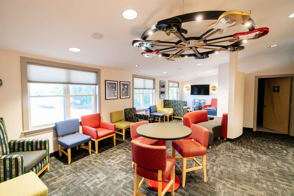 A view of the waiting area at Sturbridge Orthodontics.