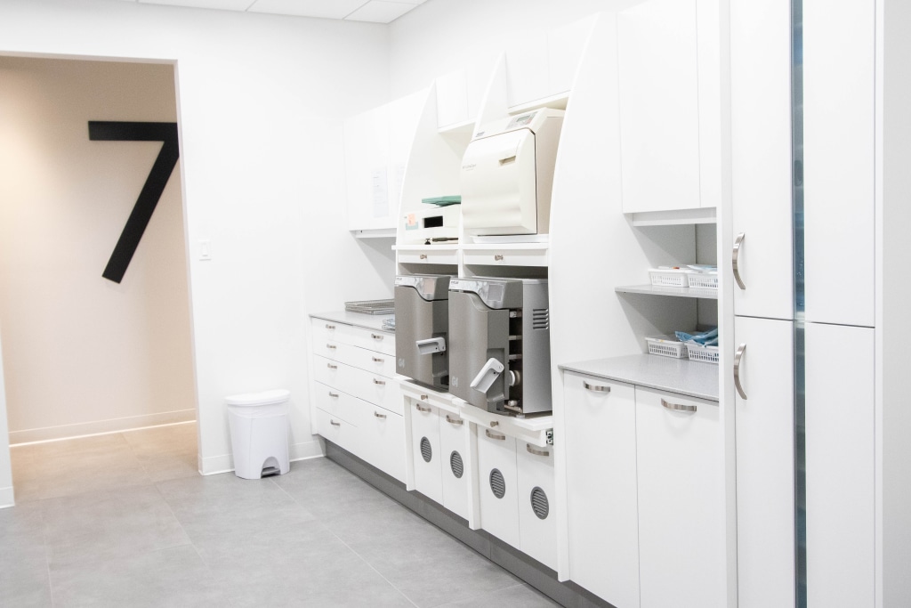 Salle de stérilisation