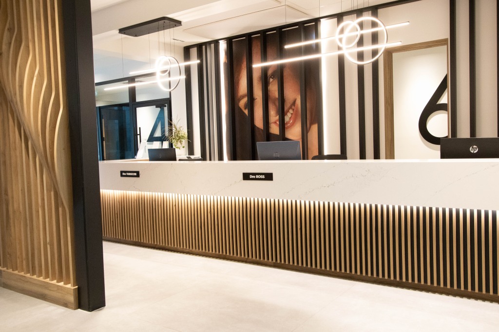 Comptoir de réception de Clinique Dentaire Nathalie Ross