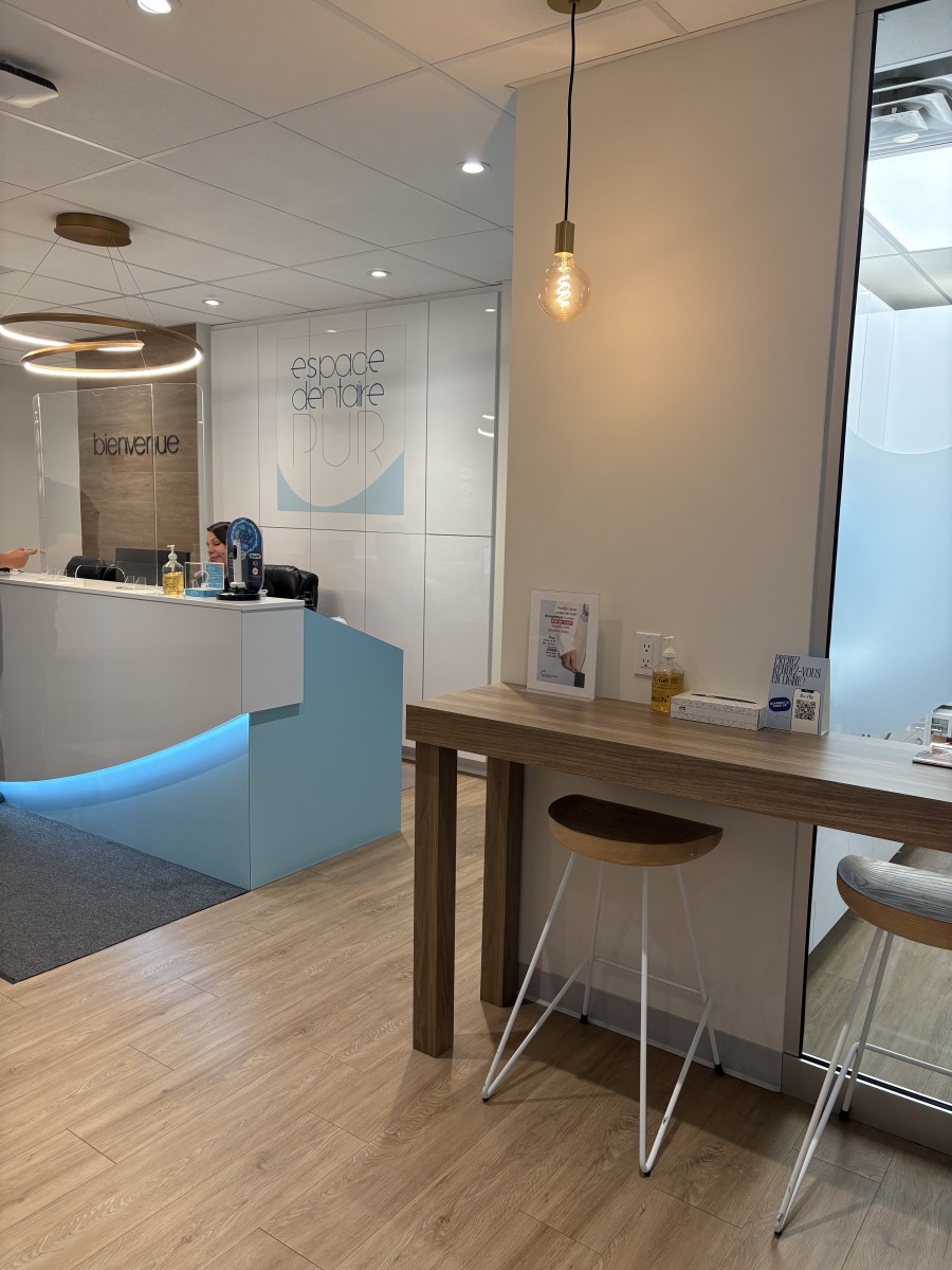 Reception area.