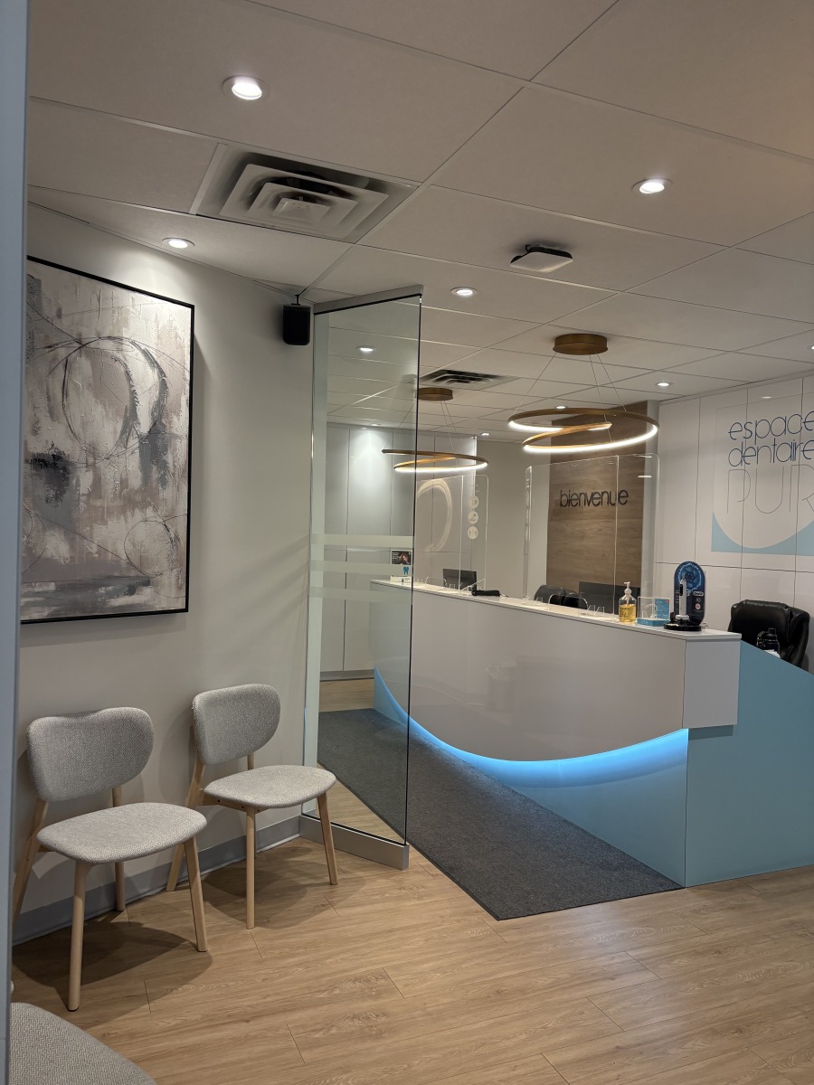 Reception area.