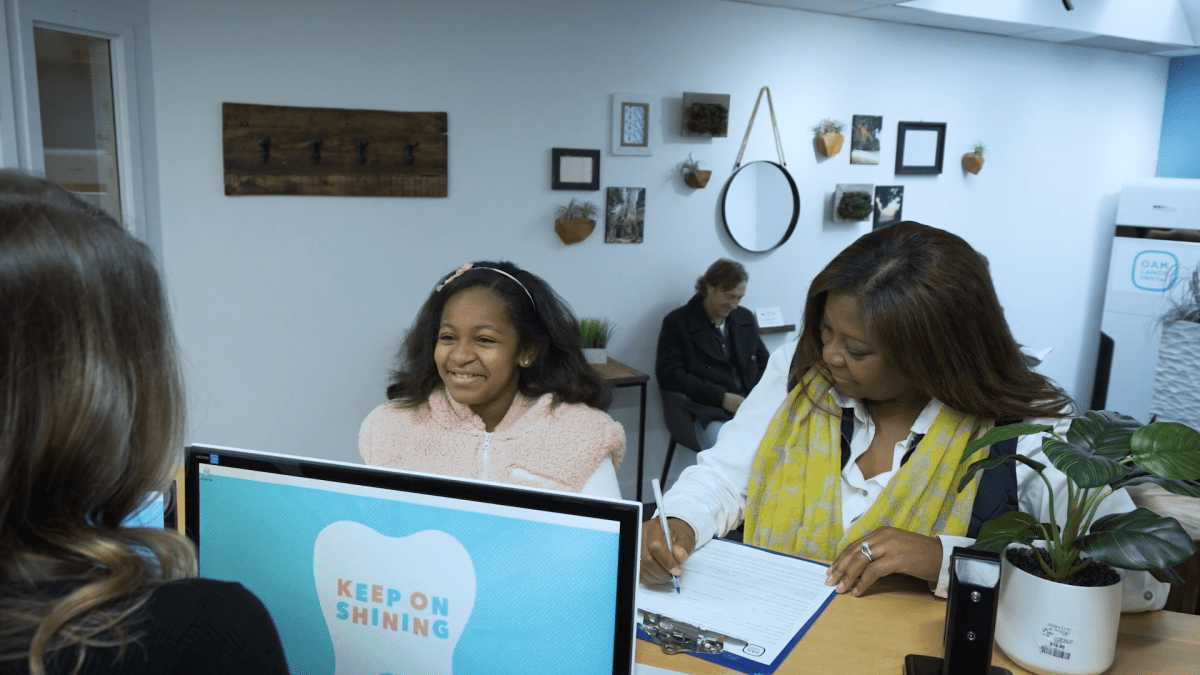 New Patient's Checking in at Oaklands Dental