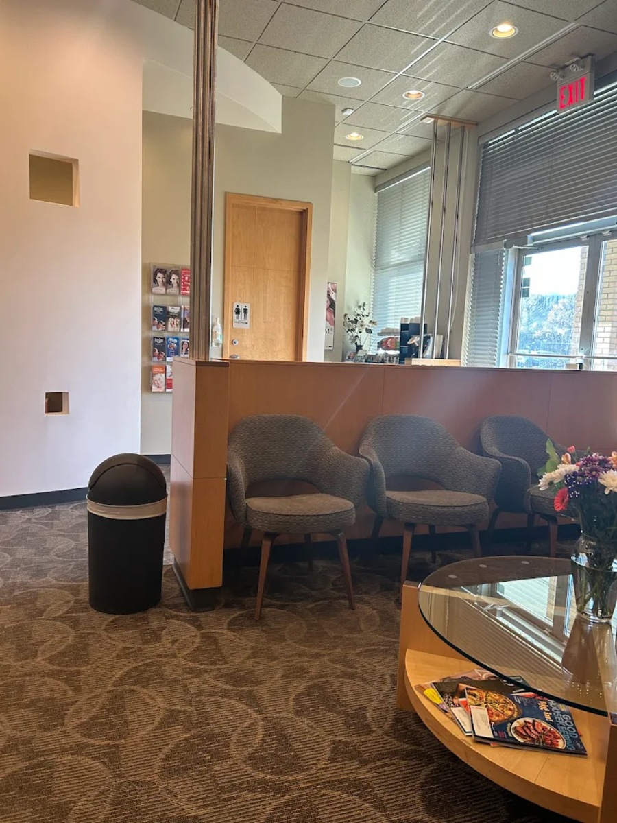 Waiting area at Southgate Dental Centre.