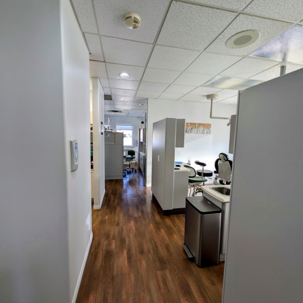 Exam Rooms Hallway at Grasslands Dental Care
