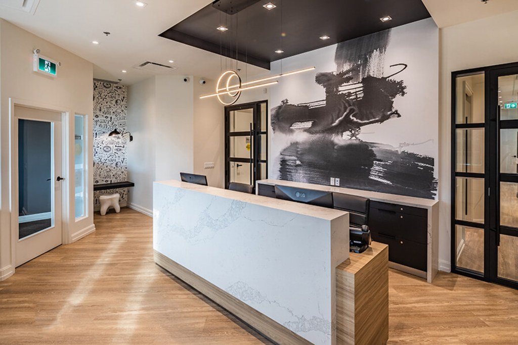 Reception area