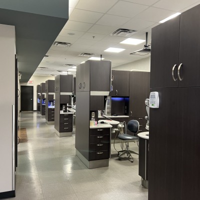 Treatment areas at Mill Woods Town Centre Dental Clinic