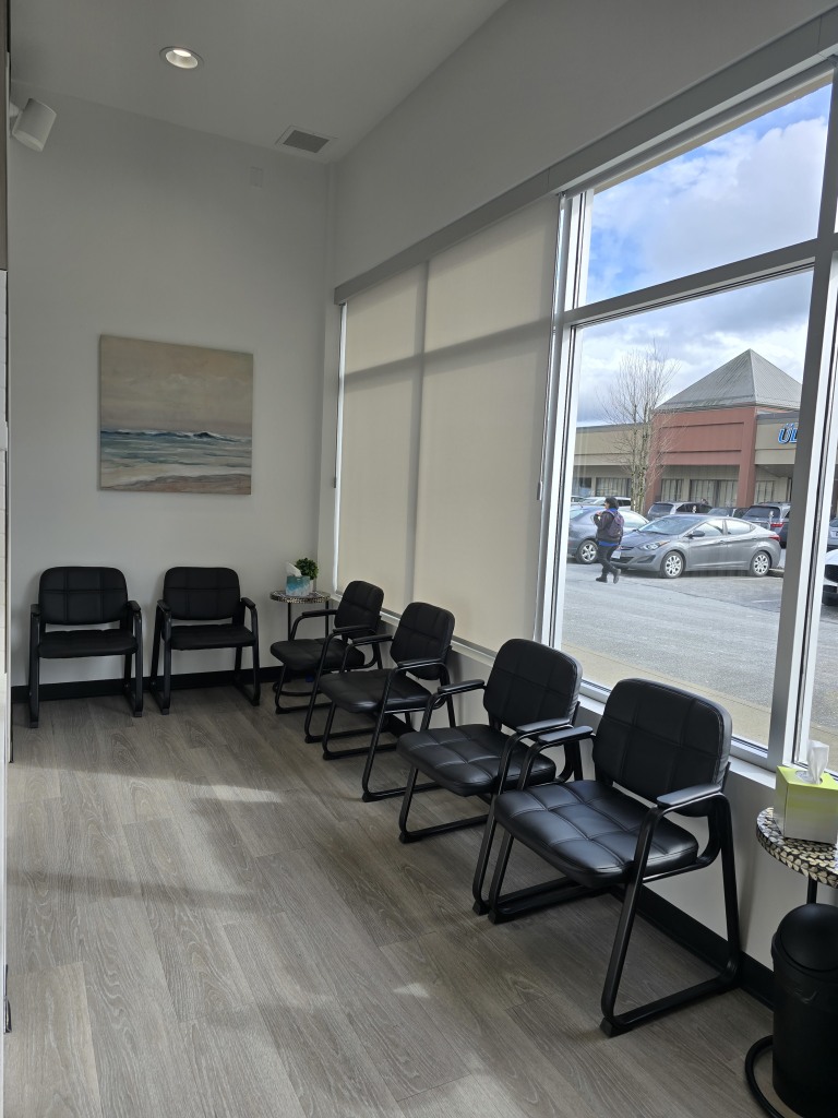 Waiting area at Downtown Chilliwack Dental