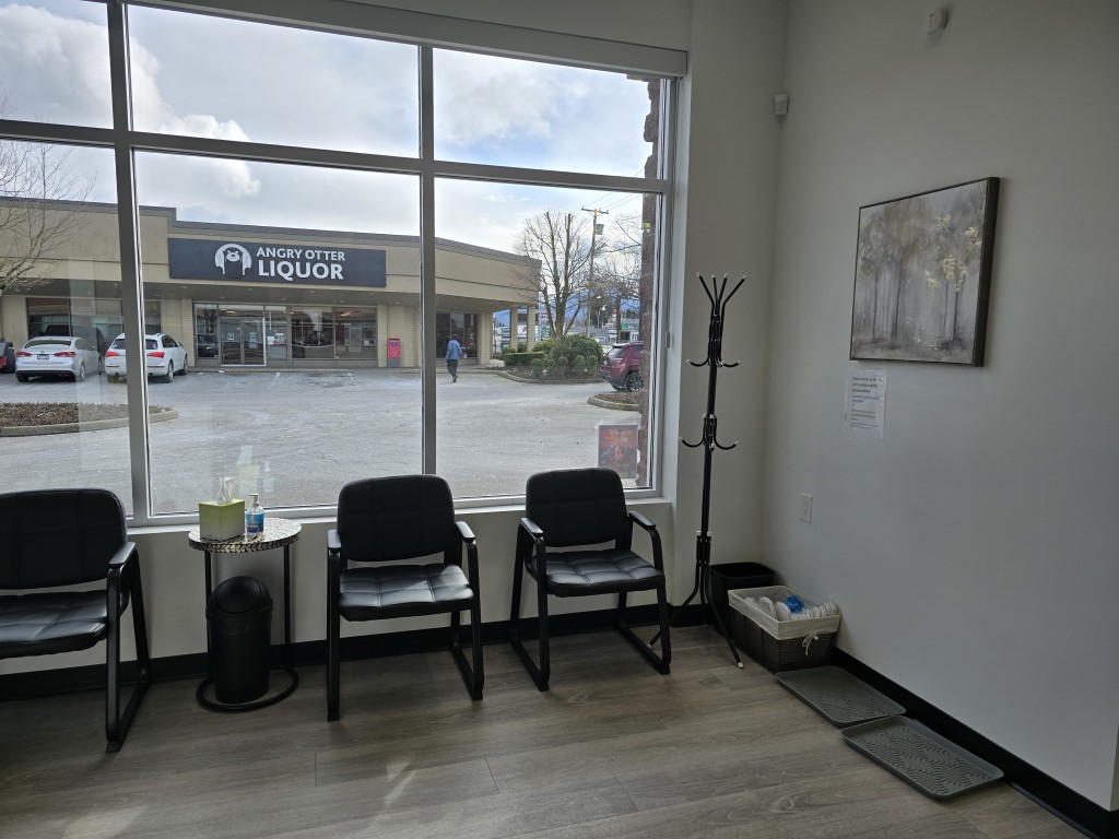 Waiting area at Downtown Chilliwack Dental