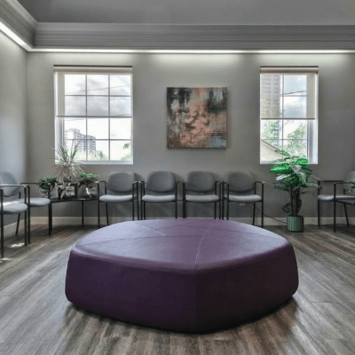 Waiting area at Dentistry on Liverpool