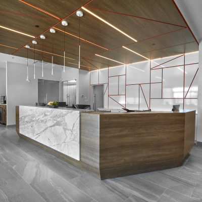 Reception desk at Affinity Dental Sherwood Park