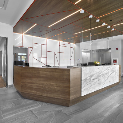 Reception desk at Affinity Dental Sherwood Park