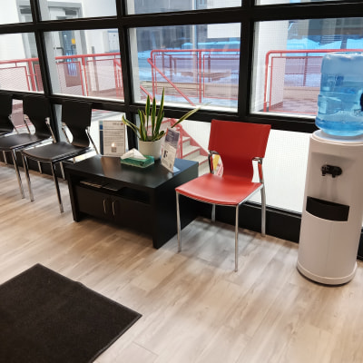 Waiting area at Cor-Dent Dental Centre
