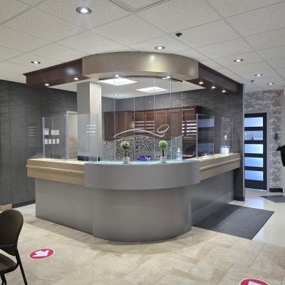Bureau de réception chez Clinique dentaire Beaumont, Michaud et Associés