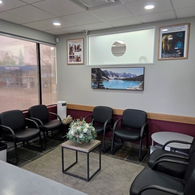 Waiting area at Family Dental Care