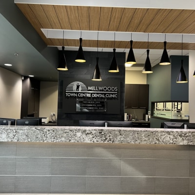 Mill Woods Town Centre Dental Clinic Reception Desk