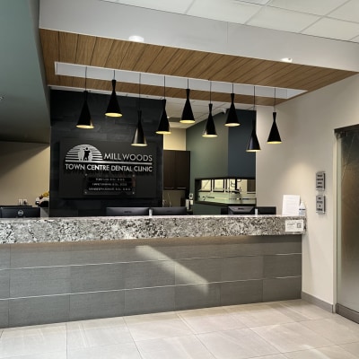 Mill Woods Town Centre Dental Clinic Reception Desk