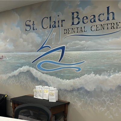 Reception Desk at St. Clair Beach Dental Centre