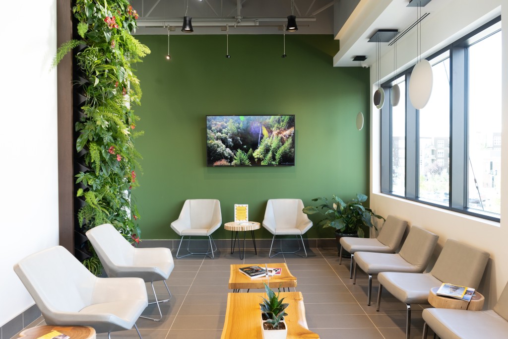 Waiting area at Oliver Park Dental