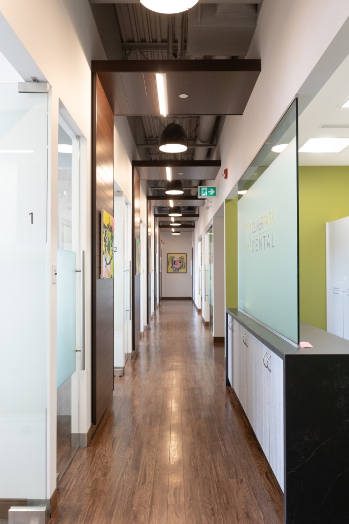 Hallway at Oliver Park Dental