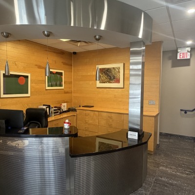 Reception area at Manor Park Dental