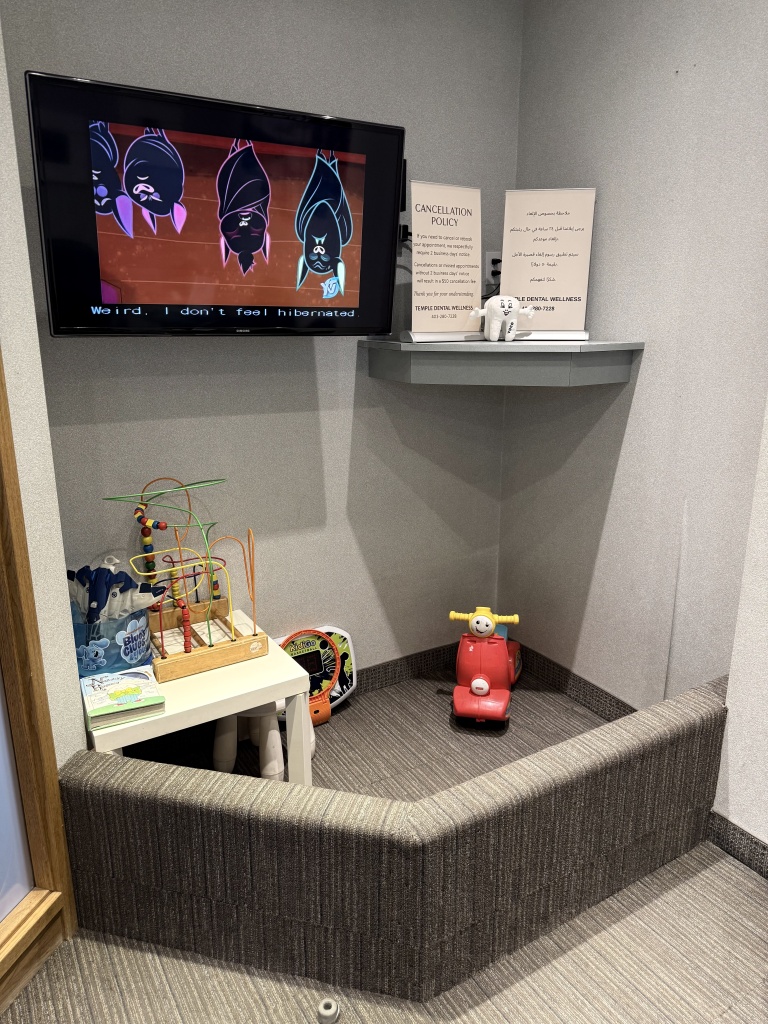 Kids area at Temple Dental Wellness