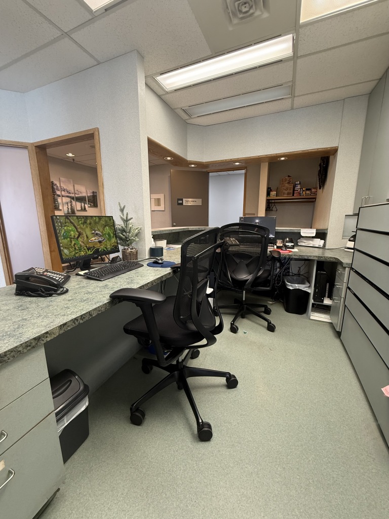 Reception desk at Temple Dental Wellness