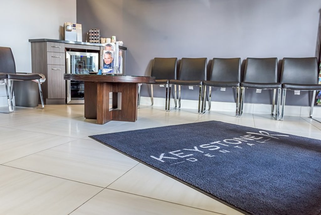 Waiting area at Keystone Dental