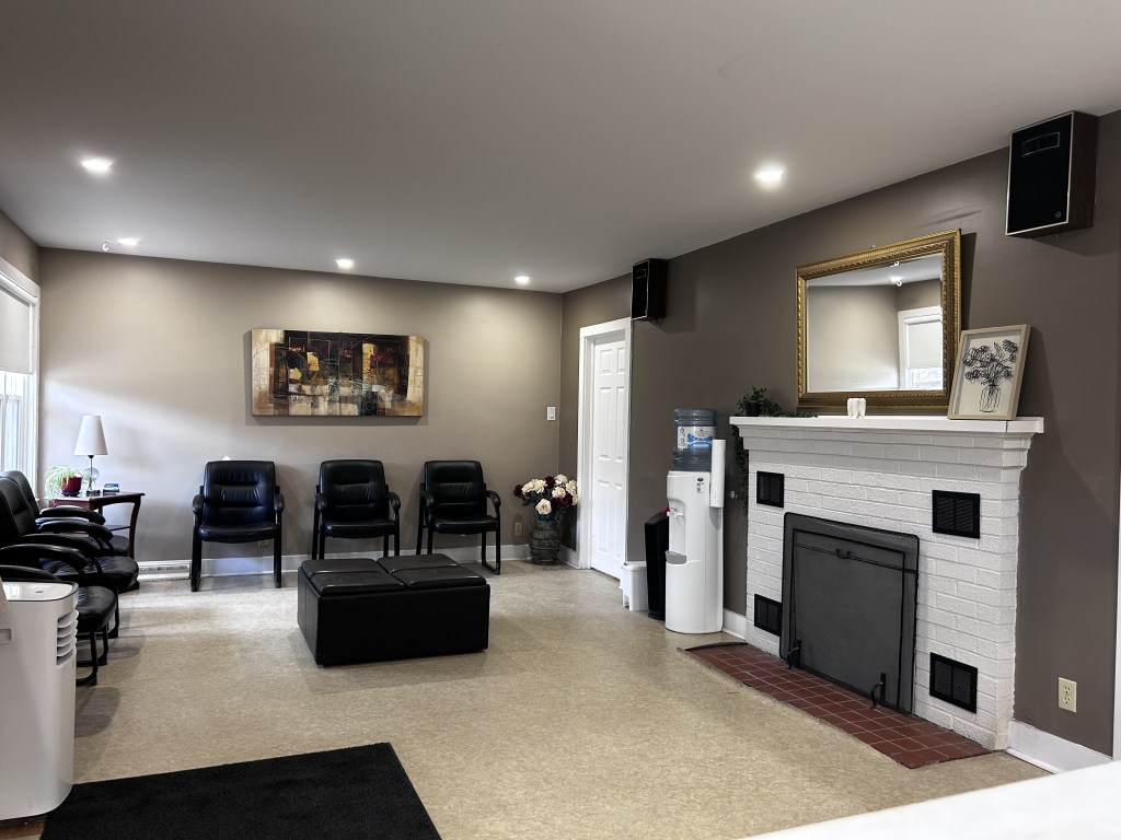 Waiting area at Brooklyn Dental