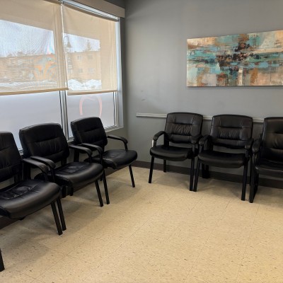 Waiting area at Wellspring Dental