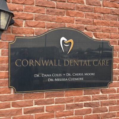 Signage at Cornwall Dental Care