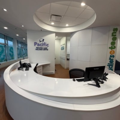 Reception desk at Toddlers To Teens