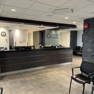 Reception at Circle Drive & 8th Street Dental