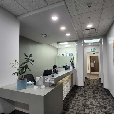Reception area of Westport Dental