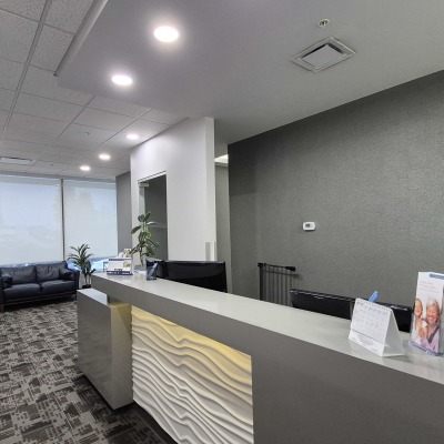 Reception area of Westport Dental