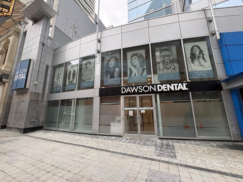Exterior of Dawson Dental Toronto - Downtown