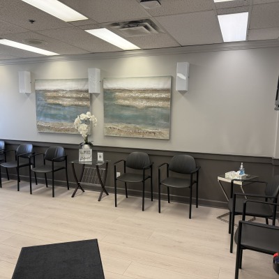 Waiting area at Cityview Family Dental Centre