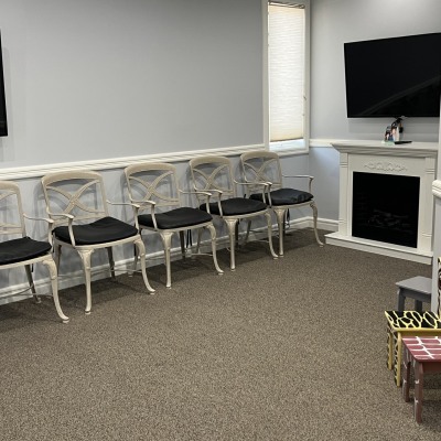 Waiting area at Fort Malden Dentistry