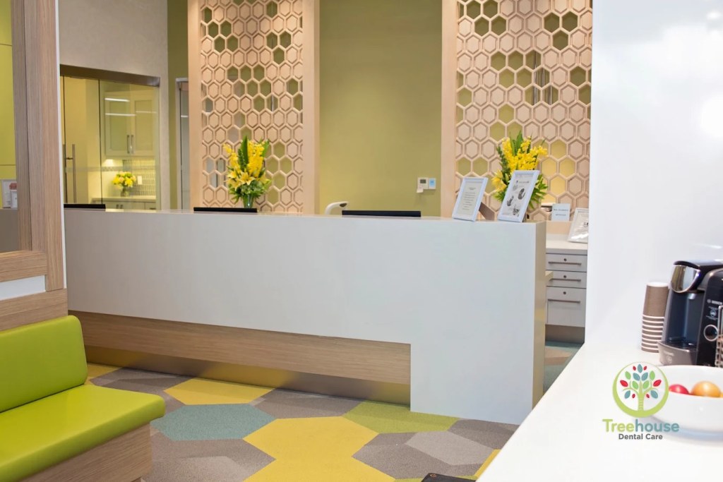 Reception area at Treehouse Dental Care
