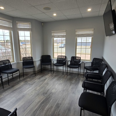 Waiting area at Riverview Dentistry