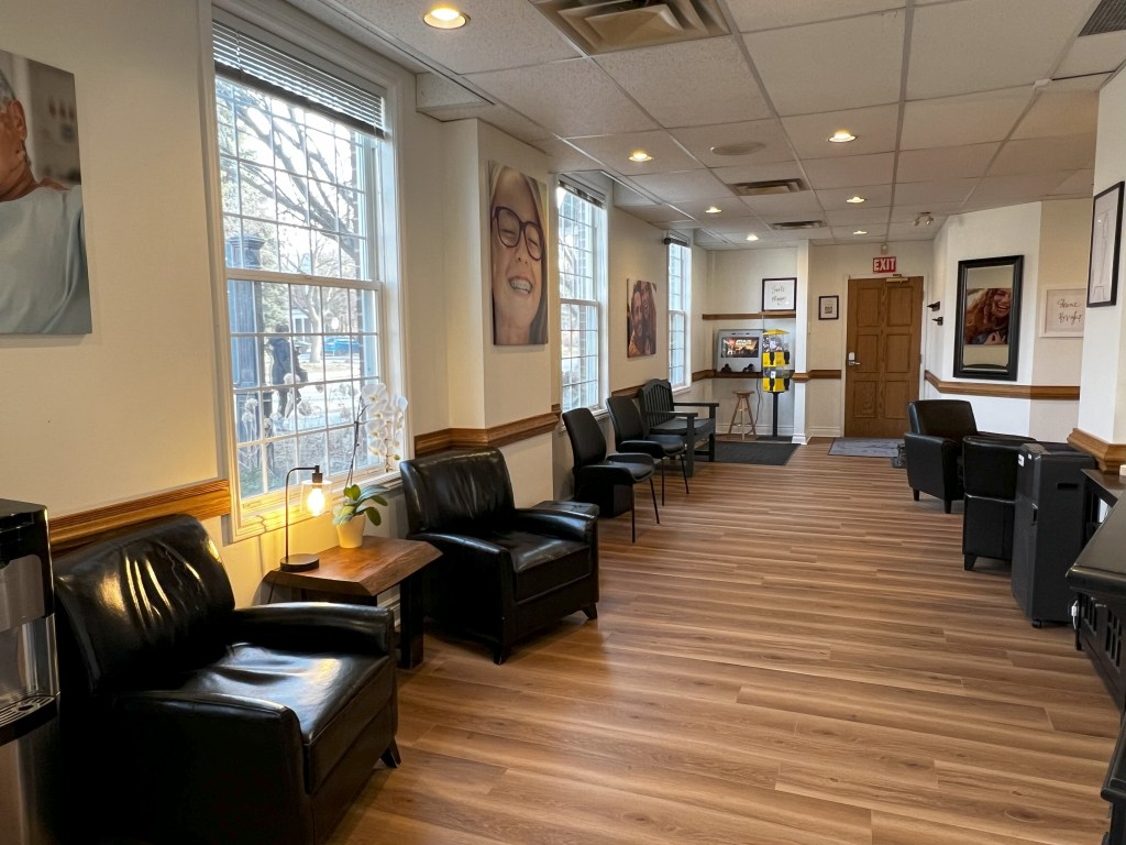 Waiting area at Belleville Dental Care