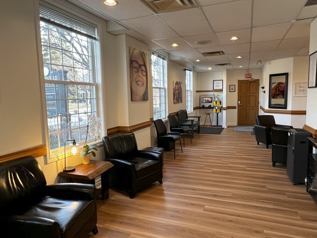 Waiting area at Belleville Dental Care
