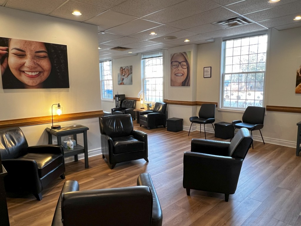 Waiting area at Belleville Dental Care