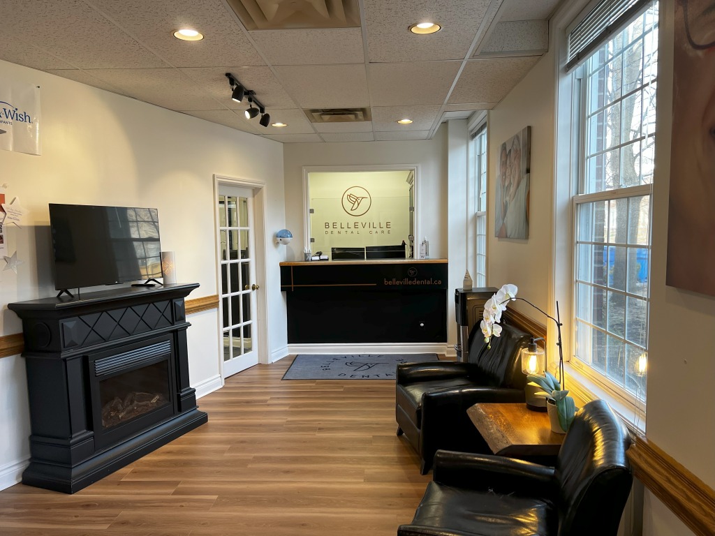 Waiting area at Belleville Dental Care
